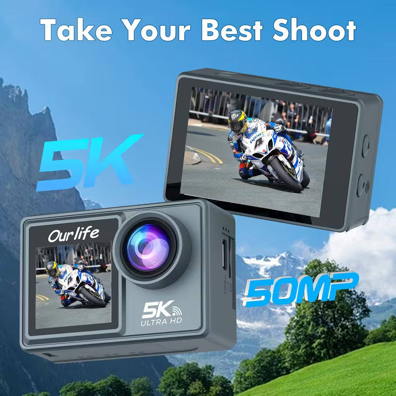 Ourlife 5K Sports Action Camera